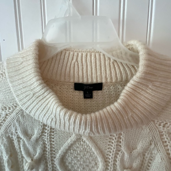 J. Crew wool blend mock neck (L) - Picture 3 of 4
